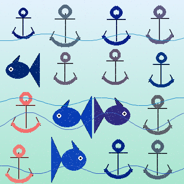 Reto visual: selecciona todas las imágenes de peces