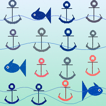 Reto visual: selecciona todas las imágenes de peces