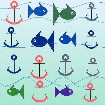 Reto visual: selecciona todas las imágenes de peces